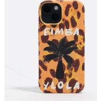 Capa rígida iPhone 15 palmeira amarela