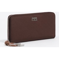 Carteira grande nylon mocha