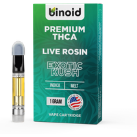 THCA Vape Cartridge Exotic Kush - Live Rosin