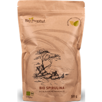 BioProphyl Spirulina BIO 1250 geperste pellets à 400 mg spirulina-algenpoeder uit gecontroleerde biologische teelt, DE-ÖKO-013