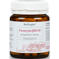 BioProphyl Coenzym Q10 50 60 plantaardige capsules met 50 mg co-enzym Q10, magnesium en vitamine B1