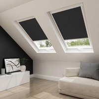 Jet Black Blackout Blind for Keylite
