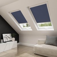 Navy Blue Blackout Blind for Keylite