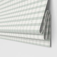 Laura Ashley Alphabet Gingham Sage Motorised