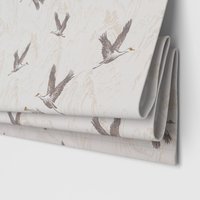 Laura Ashley Animalia Embroidered Pale Dove Grey Motorised