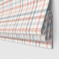 Laura Ashley Cove Check Blush Motorised