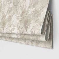 Laura Ashley Eglantine Silhouette Woven White Sands Motorised