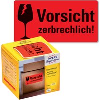 AVERY Zweckform Etikettenrolle , Vorsicht zerbrechlich!, AVERY Zweckform Etikettenrolle , Vorsicht zerbrechlich!,