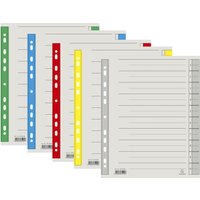 EXACOMPTA Trennblätter, DIN A4 Überbreite, grün