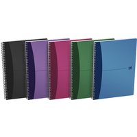 Oxford Office Spiralbuch, DIN A4, kariert, 50 Blatt, PP