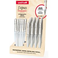 uni-ball Gel-Tintenroller SIGNO UM153, weiß, 36er Display