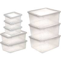 keeeper Aufbewahrungsboxen-Set , bea, , 8-teilig, PP