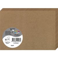 Pollen by Clairefontaine Doppelkarte 160 mm, Kraft braun