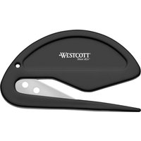 WESTCOTT Brieföffner 2-in-1, Kunststoffgriff, schwarz