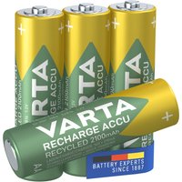 VARTA NiMH Akku , RECHARGE ACCU Recycled, , Mignon AA, 2100mAh