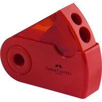 FABER-CASTELL Doppelspitzdose SLEEVE, rot/blau