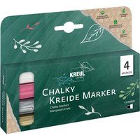 KREUL Kreidemarker Chalky, Medium, 4er-Set