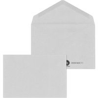 MAILmedia Briefumschläge C6, naßklebend, Recycling grau