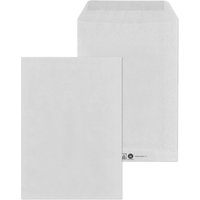 MAILmedia Versandtaschen C5 naßklebend, ohne Fenster, grau