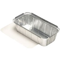 STARPAK Aluminium-Schale eckig, mit Deckel, 1.000 ml