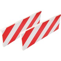 IWH Autotür-Schutzleiste für Garage, weiß / rot