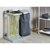 keeeper System-Müllsackständer , ole, , silber/anthrazit