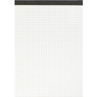 herlitz Notizblock ohne Deckblatt, DIN A5, 50 Blatt, kariert
