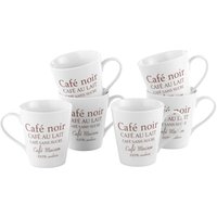 Esmeyer Kaffeebecher FAKT, 0,25 Liter, weiß mit Aufdruck