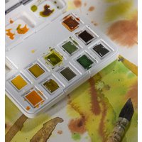 ROYAL TALENS Aquarellkasten Van Gogh, 12er Box, Naturfarben