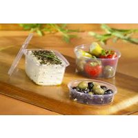 STARPAK Verpackungsbecher eckig, ohne Deckel, 125 ml