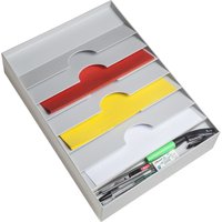 PAPERFLOW Schubladeneinsatz, 6 Fächer, grau