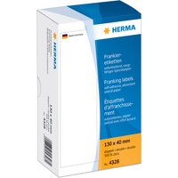 HERMA Frankier-Etiketten, 157 x 40 mm, einzeln, weiß