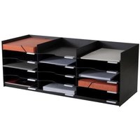 PAPERFLOW Sortierstation Formularbox, 15 Fächer, grau