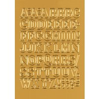 HERMA Buchstaben-Sticker A-Z, Folie gold, 12 mm hoch HERMA Buchstaben-Sticker A-Z, Folie gold, 12 mm hoch