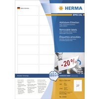 HERMA Universal-Etiketten SPECIAL, 63,5 x 46,6 mm, weiß