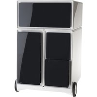 PAPERFLOW Rollcontainer , easyBox, , 1 Schub, weiß / schwarz