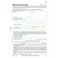 RNK Verlag Vordruck , Mietvertrag für Garagen, DIN A4
