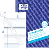 AVERY Zweckform Formularbuch , Lieferschein, , 2 x 50 Blatt