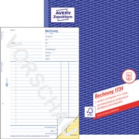 AVERY Zweckform Formularbuch , Rechnung, , SD, 2 x 40 Blatt AVERY Zweckform Formularbuch , Rechnung, , SD, 2 x 40 Blatt