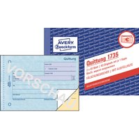 AVERY Zweckform Formularbuch , Quittung,  ohne MwSt., SD AVERY Zweckform Formularbuch , Quittung,  ohne MwSt., SD