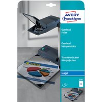 AVERY Zweckform Inkjet OHP-Folien, A4, klar, Stärke 0,11 mm AVERY Zweckform Inkjet OHP-Folien, A4, klar, Stärke 0,11 mm