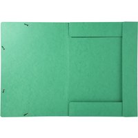 EXACOMPTA Eckspannermappe, DIN A3, Karton, grün