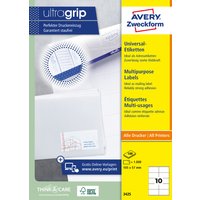 AVERY Zweckform Universal-Etiketten, 70 x 35 mm, weiß