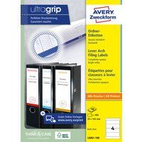 AVERY Zweckform Ordnerrücken-Etiketten, 59 x 192 mm, weiß