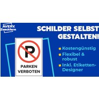 AVERY Zweckform wetterfeste Etiketten, 63,5 x 33,9 mm