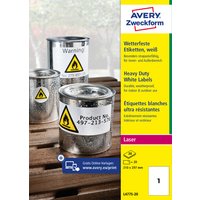 AVERY Zweckform wetterfeste Etiketten, 210 x 297 mm