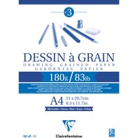 Clairefontaine Zeichenpapierblock , à Grain, , DIN A4