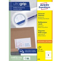 AVERY Zweckform Universal-Etiketten, 210 x 148 mm, weiß, A5