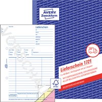 AVERY Zweckform Formularbuch , Liefer-/Empfangsschein, , 4+1