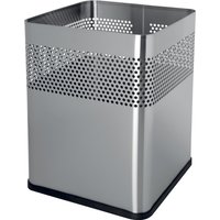 helit Edelstahl-Papierkorb , the dot, , 18 Liter, silber